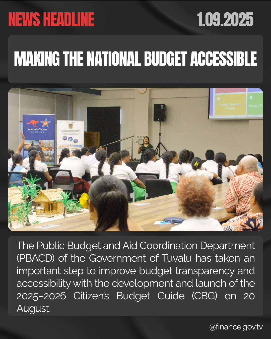 Making the National Budget Accessible - Ministry of Finance and ...